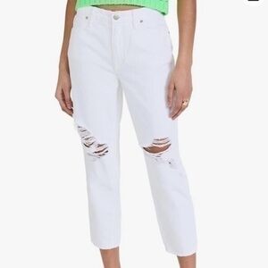 NWT Good American Women's Good Girlfriend White
Jeans 4/27